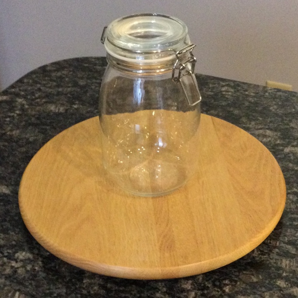 Large Storage Jar with Airtight Lid